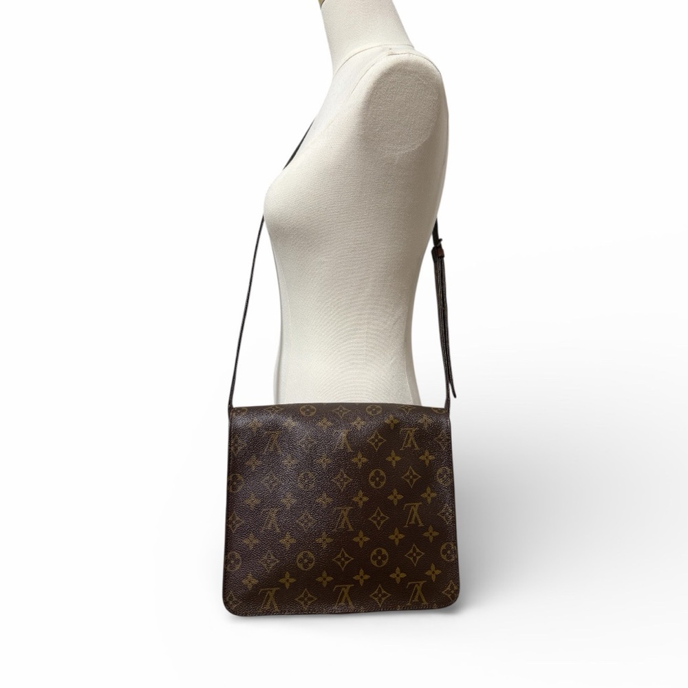 Louis Vuitton Cartouchière GM Crossbody Bag – Monogram Canvas, Adjustable Strap - Picture 3 of 16